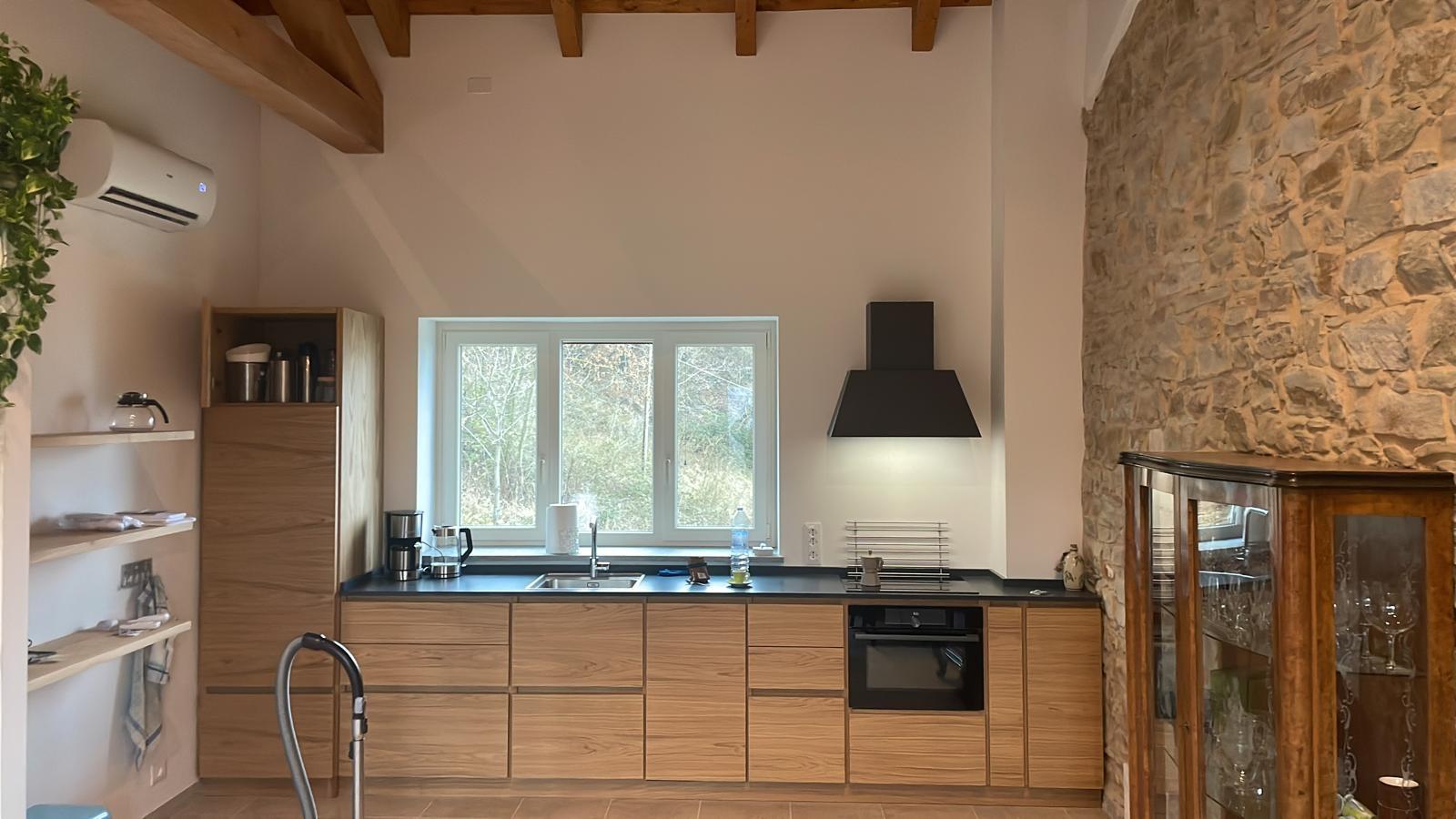 La cucina professionale di Casa alla Croce